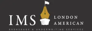 IMS London American logo on the display